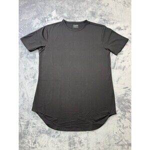 Cuts Clothing Crew Elongated Fit T-Shirt Men's Medium Black Pyca Pro